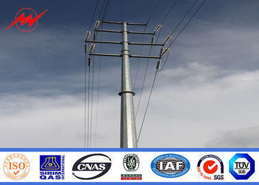 चीन Steel poles 16m pipes Steel Utility Pole for electrical transmission आपूर्तिकर्ता