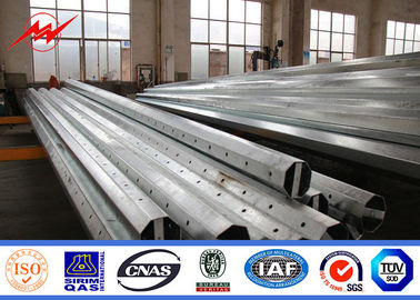 चीन 30m power coating galvanized Eleactrical Power Pole for 110kv cables आपूर्तिकर्ता