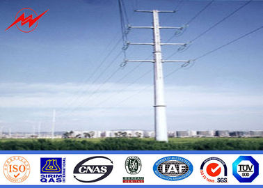 चीन Electricity pole steel electric power poles Steel Utility Pole with cross arms आपूर्तिकर्ता