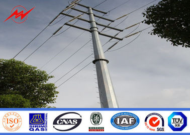 चीन 138kv 25ft Galvanized Electrical Power Pole For Overheadline Project आपूर्तिकर्ता