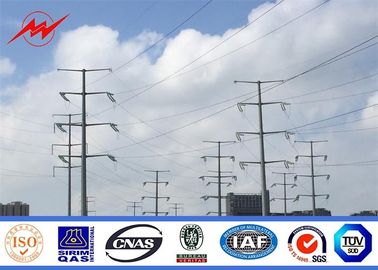 चीन 110KV Double Circuit Electrical Power Pole , High Mast Steel Utility Poles आपूर्तिकर्ता