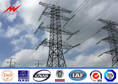 चीन Galvanization Single Circuit Steel Electrical Power Pole For Transmission आपूर्तिकर्ता