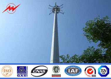 चीन Shockproof 40 Feet Electrical Mono Pole Tower , Mobile Telephone Masts आपूर्तिकर्ता
