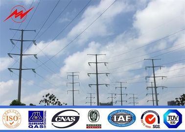 चीन Electricity Utilities Polygonal Electrical Power Pole For 110 KV Transmission आपूर्तिकर्ता