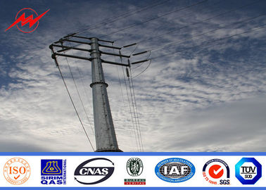 चीन 11m 3mm Thickness Electrical Steel Utility Pole For Transmission Line आपूर्तिकर्ता