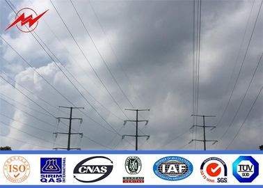 चीन 138 KV Transmission Line Electrical Power Pole , Steel Transmission Poles आपूर्तिकर्ता