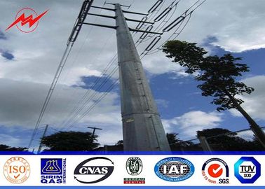 चीन 18M 12.5KN 4mm thickness Steel Utility Pole for overhead transmission line with substational character आपूर्तिकर्ता