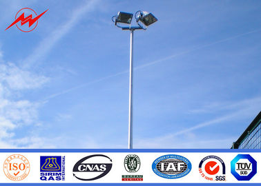 चीन S355JR Polygonal 25m Galvanized Sports Light Poles With Electric Rasing System आपूर्तिकर्ता