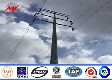 चीन 132KV Medium Voltage Galvanized Transmission Line Pole Anti Rust 3-15m आपूर्तिकर्ता