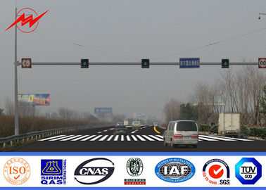 चीन Octagonal Steel Street Lighting Poles Traffic Light Signals With Powder Coating आपूर्तिकर्ता