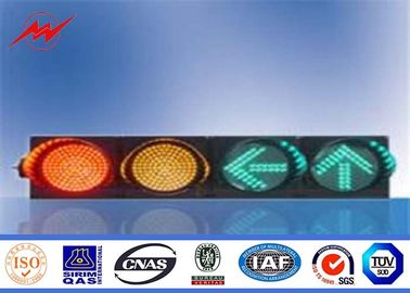 चीन Windproof High Way 4m Steel Traffic Light Signals With Post Controller आपूर्तिकर्ता