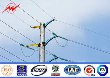 चीन 8m 750dan Galvanized Electric Service Pole Against Earthquake Of 8 Grade आपूर्तिकर्ता
