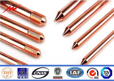 चीन Power Transmsion Copper Ground Rod , Copper Coated Ground Rod आपूर्तिकर्ता