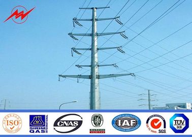 चीन 33kv 10m Transmission Line Electrical Power Pole For Steel Pole Tower आपूर्तिकर्ता
