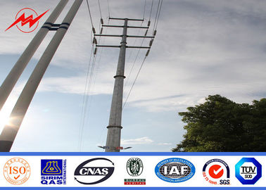 चीन Conical Section Galvanized Steel Utility Poles 13m 800DAN With ASTMA 123 आपूर्तिकर्ता