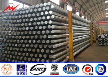 चीन SF 1.8 14m 1000 DAN Steel Utility Pole Gr 65 Material With 460 Mpa Strength आपूर्तिकर्ता