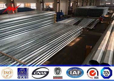 चीन Round Section Transmission Galvanised Steel Poles 15m 24KN With ISO Approved आपूर्तिकर्ता