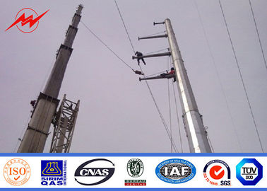 चीन 8m 10m 12m Electric Transmission Steel Power Pole Gr65 Tubular / Ladder Welded आपूर्तिकर्ता