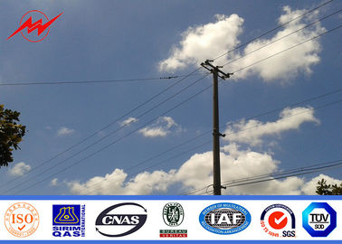 चीन Double Arms Tapered Galvanized Steel Pole For Electrical Power Lines IP65 आपूर्तिकर्ता