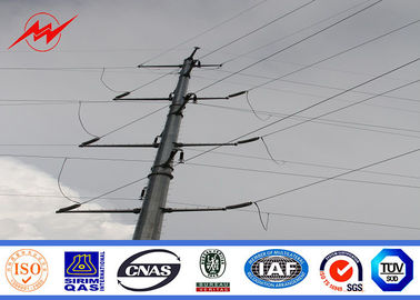 चीन 110kv Polygonal Electric Power Pole Hot Galvanized With Electrical Accessories आपूर्तिकर्ता