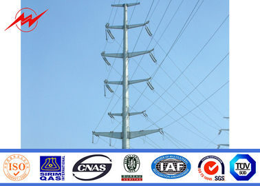 चीन Galvanization Electrical Power Pole 69 kv Transmission Line Poles ASTM A123 Standard आपूर्तिकर्ता