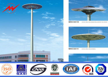 चीन 23m 3 Sections HDG High Mast Lighting Pole 15 * 2000w For Airport Lighting आपूर्तिकर्ता
