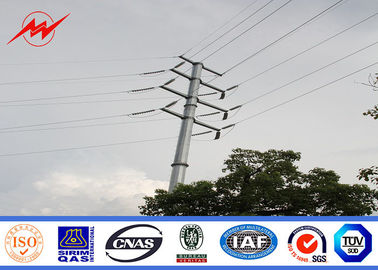 चीन Round Steel Power Pole Multi - Pyramidal Distribution Line Electric Utility Poles आपूर्तिकर्ता