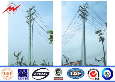 चीन 36KV ASTM A 123 Galvanized Electrical Steel Transmission Line Poles with Cross Arm आपूर्तिकर्ता