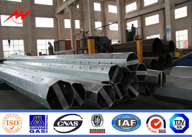 चीन Metallic Distribution Galvanized Steel Utility Pole For Electricity Distribution Line आपूर्तिकर्ता
