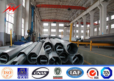 चीन Shockproof Galvanised Steel Transmission Poles / Straight Pole Tolerance +/-2% आपूर्तिकर्ता