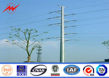 चीन ICQ 16m 139kv Octagonal Poles Electrical Steel Power Pole For Mining Industry आपूर्तिकर्ता
