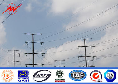चीन High Voltage Hot Dip Galvanized Steel Power Pole For Electrical Transmission आपूर्तिकर्ता