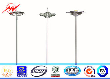 चीन Q345 Steel HDG 40M 60 Lamps High Mast Tower Steel Square Light Poles 15 Years Warranty आपूर्तिकर्ता