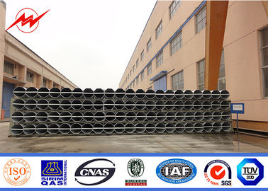 चीन Transmission Line Electrical Power Pole 8m 2.5KN S500MC AWS D 1.1 Galvanized Steel आपूर्तिकर्ता