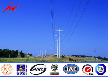 चीन 10 kv - 550 kv Electricity Steel Utility Pole For Power Transmission Line आपूर्तिकर्ता