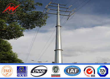 चीन 3 mm Thickness Steel Utility Electric Power Poles For Power Transmission Line Project आपूर्तिकर्ता