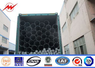 चीन 17M 1200DAN Power Transmission / Distribution Galvanized Steel Pole AWS D1. Load आपूर्तिकर्ता
