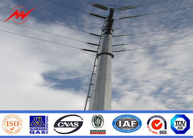 चीन 10.5M 800 DAN Steel Power Pole Double Circuit Transmission Line Electric Utility Poles आपूर्तिकर्ता