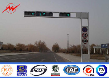 चीन Octagonal Tapered 6m Highway Light Pole For Road Traffic Light 15 Years Warranty आपूर्तिकर्ता