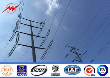 चीन 43m Round Tapered Electrical Power Pole For Overhead Line custom color आपूर्तिकर्ता