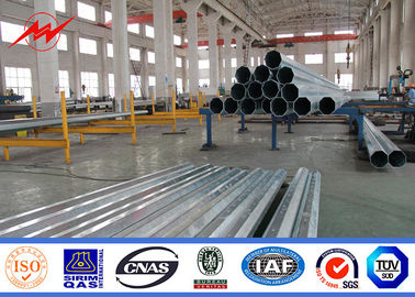 चीन ISO 9001 Steel Metal Power Pole For 10M 33kv Transmission Line आपूर्तिकर्ता