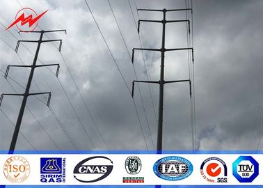 चीन 45FT NEA Standard Steel Power Utility Pole 69kv Transmission Line Metal Power Poles आपूर्तिकर्ता