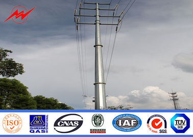 चीन 15m 1250Dan Bitumen Electrical Power Pole For Transmission Line Project आपूर्तिकर्ता