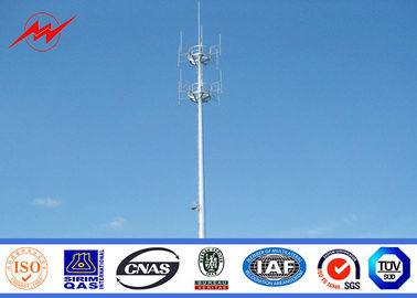 चीन 70m Self Supporting Galvanized Pole Monopole Antenna Tower With Powder Painting आपूर्तिकर्ता