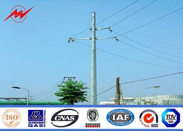 चीन Low Voltage Overhead Tubular Power Galvanized Steel Pole For 132KV Electric Transmission Line आपूर्तिकर्ता