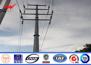 चीन Transmission Line Hot Rolled Coil Steel Power Pole 33kv 10m Electric Utility Poles आपूर्तिकर्ता