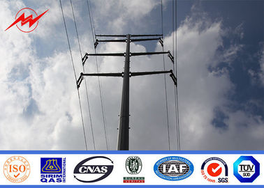 चीन 8m 5KN Steel Power Pole For Electrical Power Distribution Poles With Galvanization Type आपूर्तिकर्ता