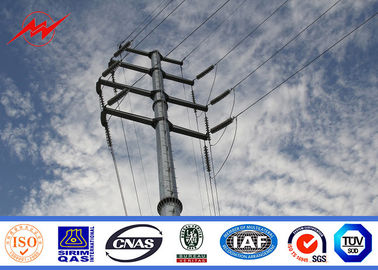 चीन Hot Dip Galvanized Steel Power Pole For Electrical Distribution Line आपूर्तिकर्ता