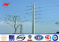 High voltage steel pole 90ft Galvanized Steel Pole for power transmission आपूर्तिकर्ता