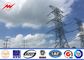 110KV Double Circuit Electrical Power Pole , High Mast Steel Utility Poles आपूर्तिकर्ता
